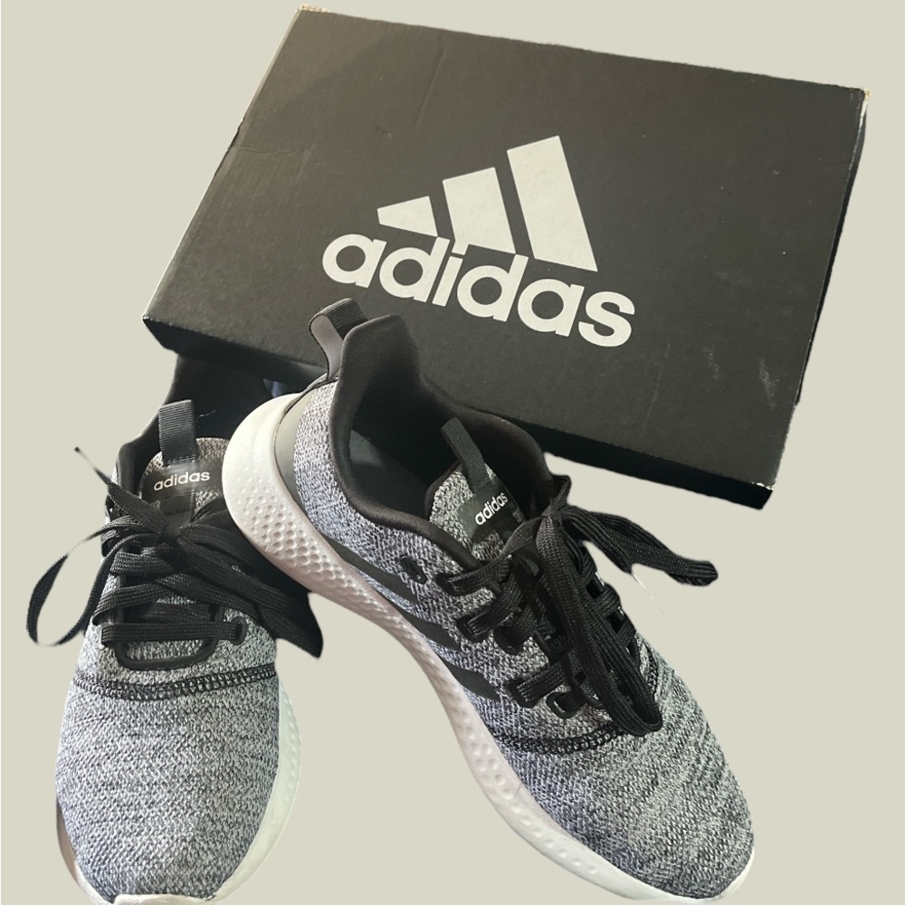 Women’s Adidas Gray/Black PureMotion  Running Shoes- Size 7